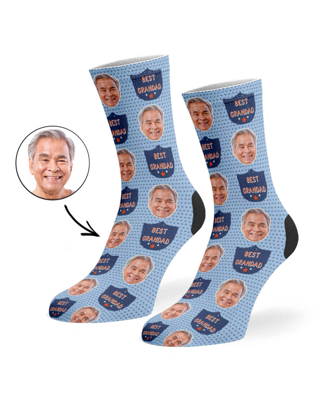 personalised grandad socks