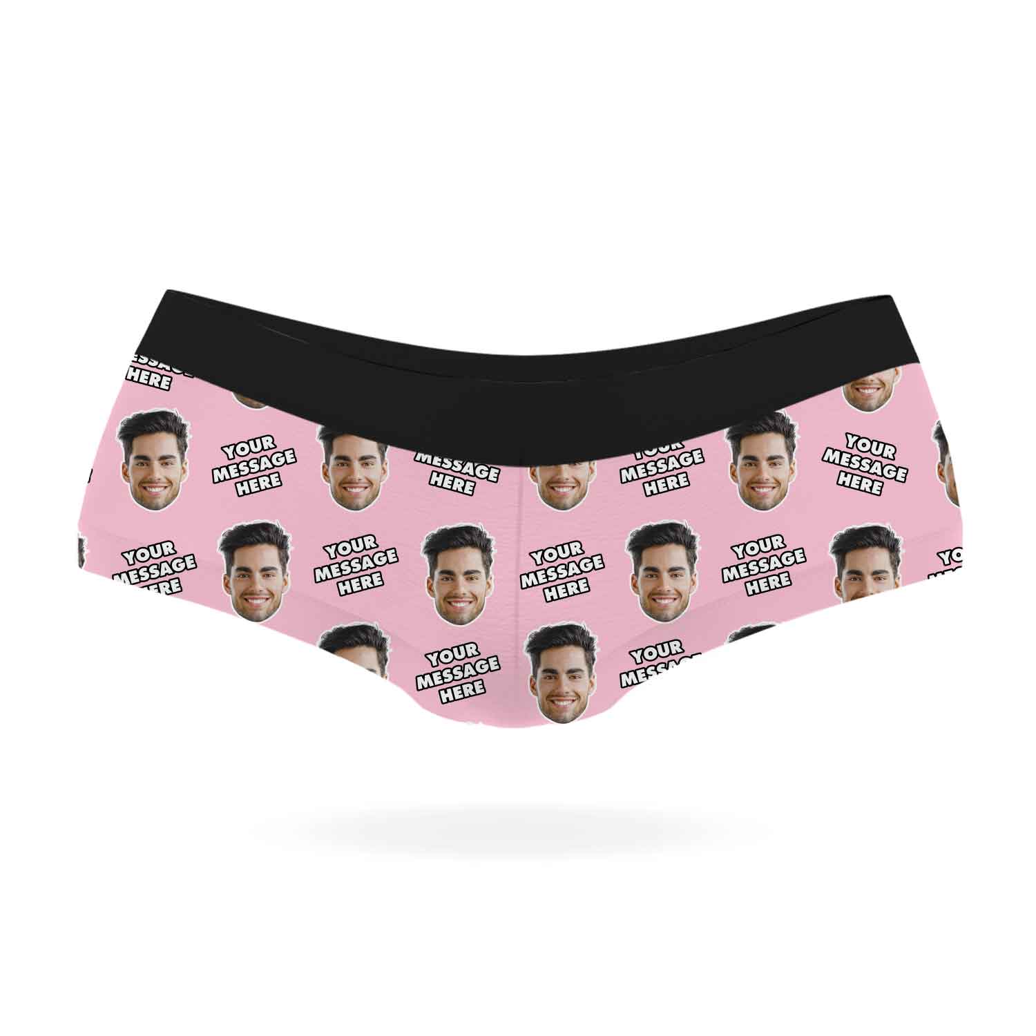 Personalised Knickers With Your Face & Message