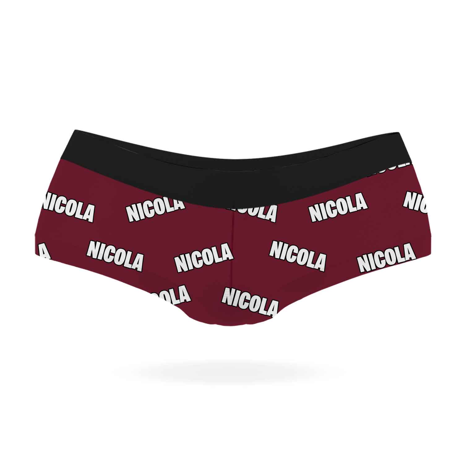 Personalised Knickers With Your Name