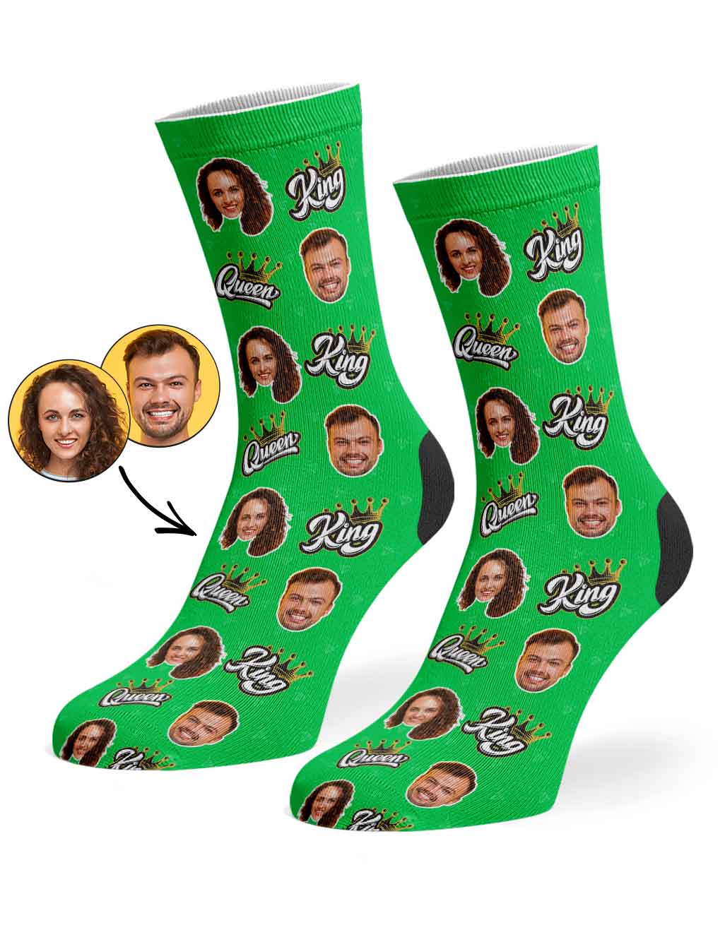 King & Queen Socks