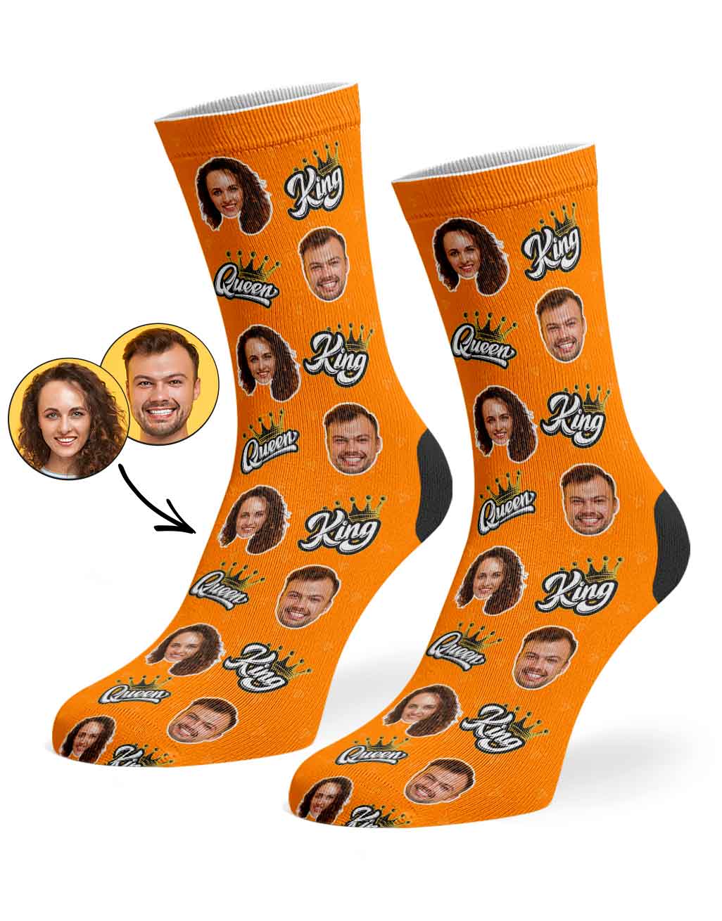 King & Queen Socks