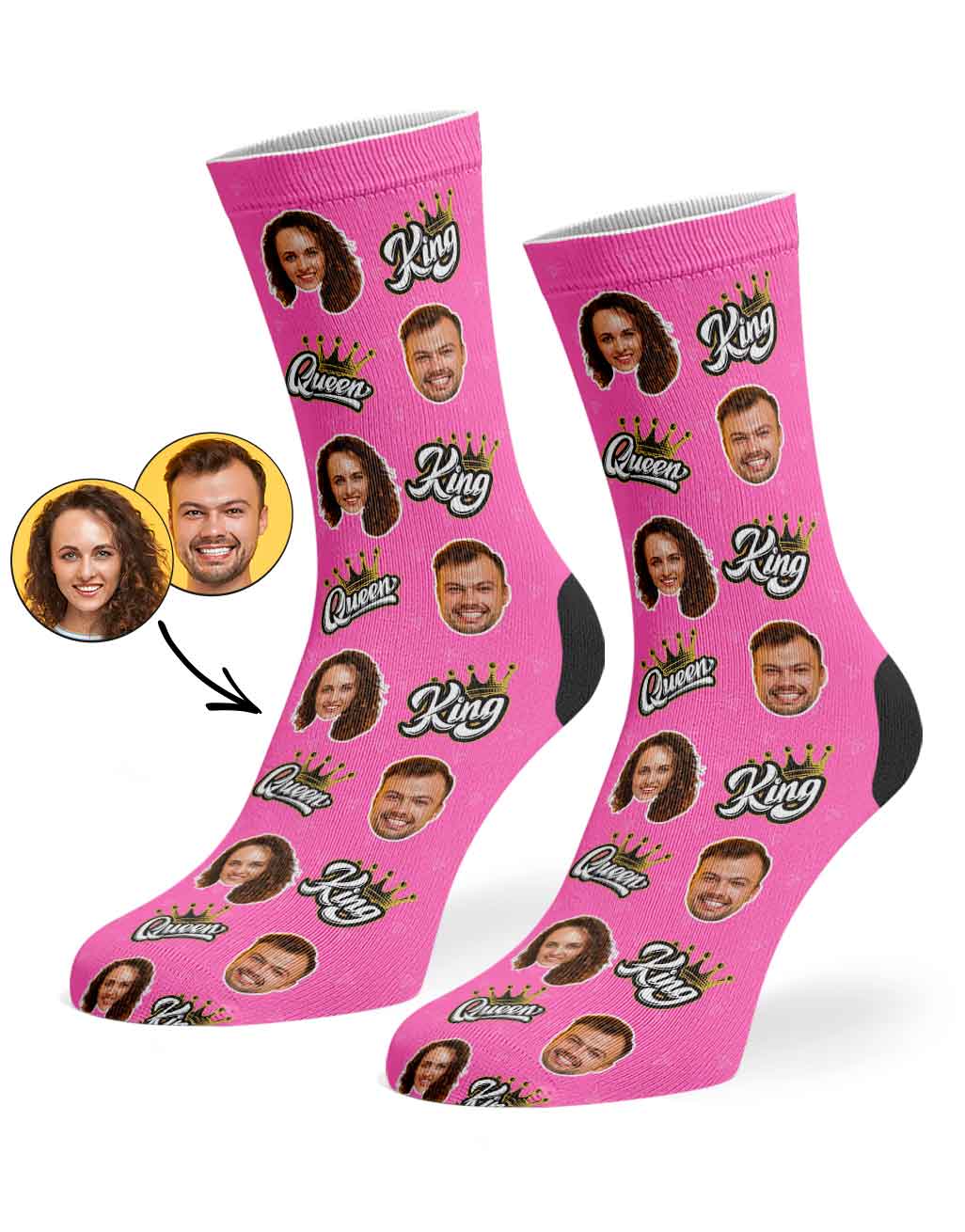King & Queen Socks
