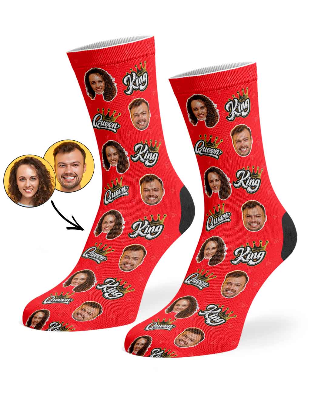 King & Queen Socks