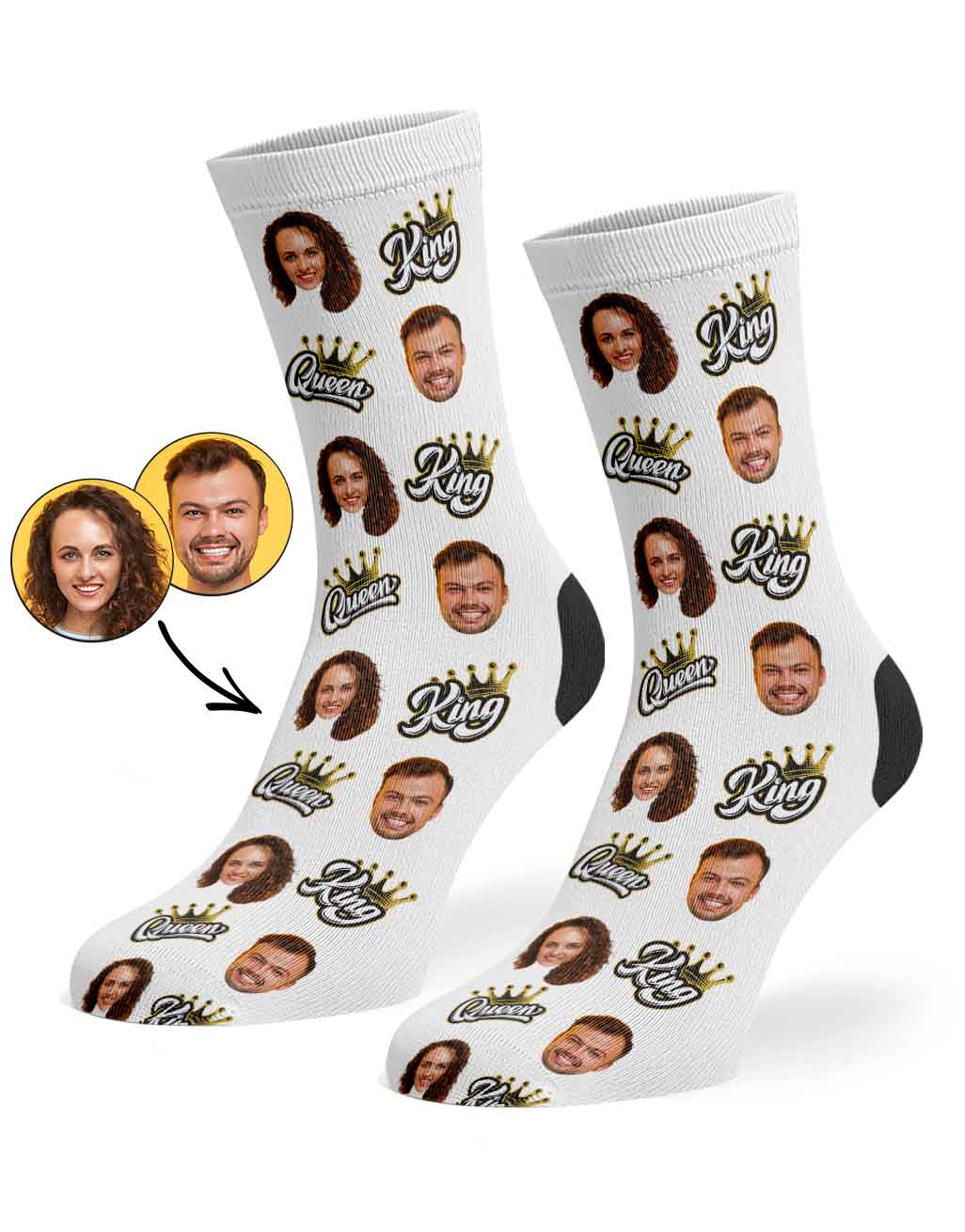 King & Queen Socks
