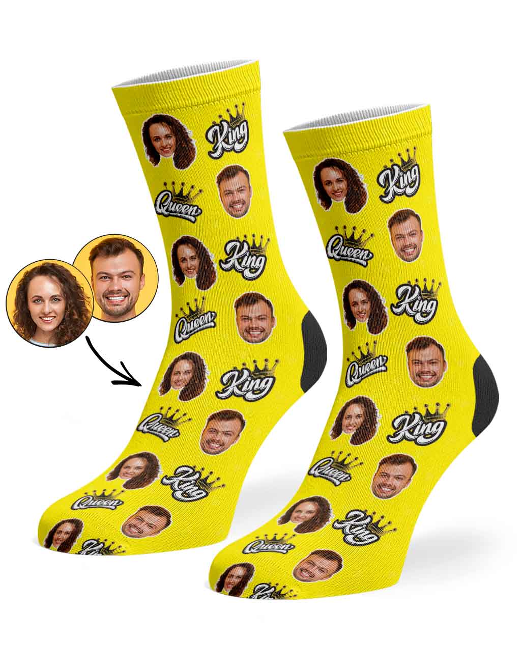 King & Queen Socks