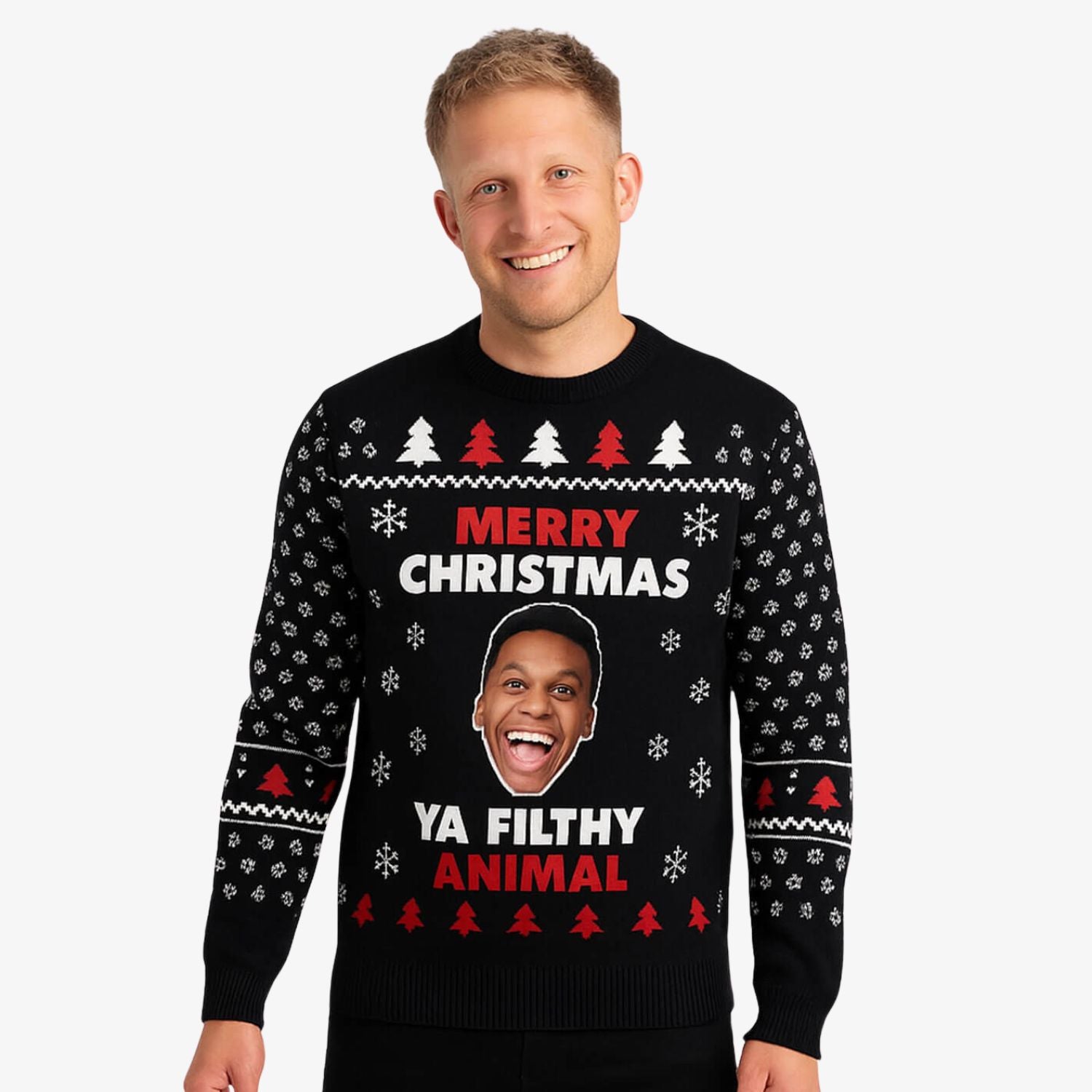 Merry Christmas Ya Filthy Animal Jumper Personalised Christmas