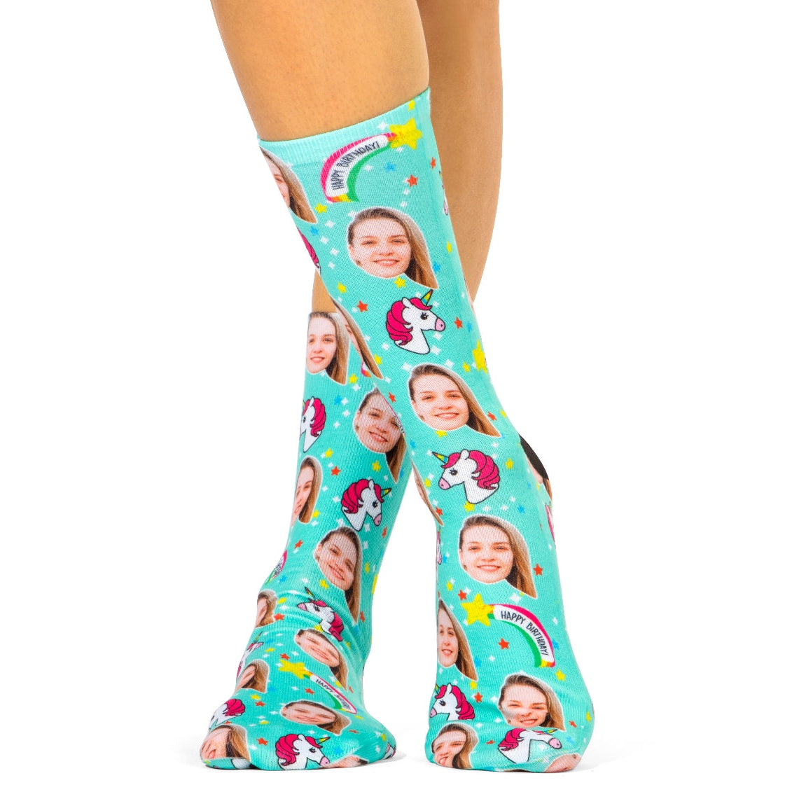 Unicorn Birthday Socks