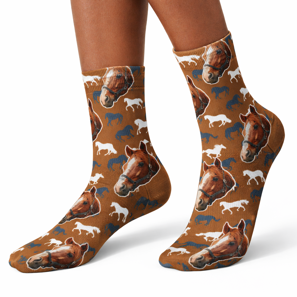Horse Print Socks