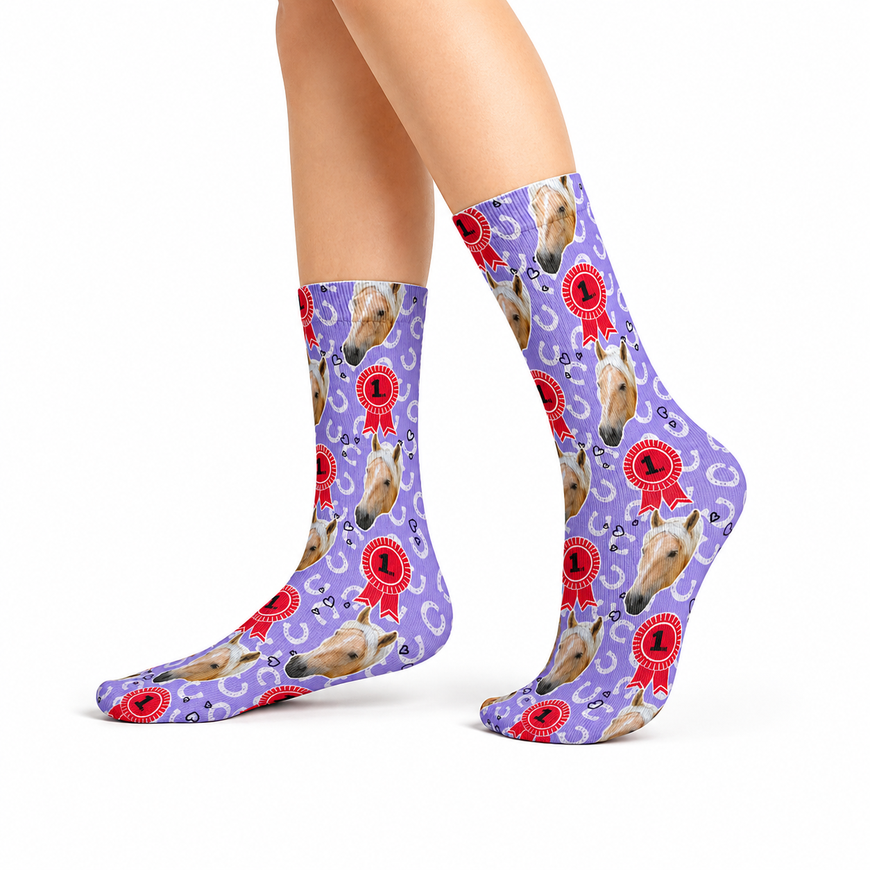Horse Rosette Socks