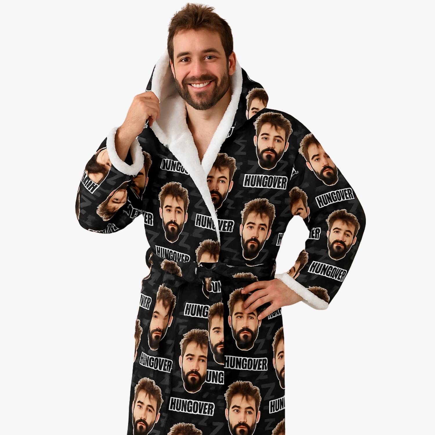 Hungover Personalised Dressing Gown