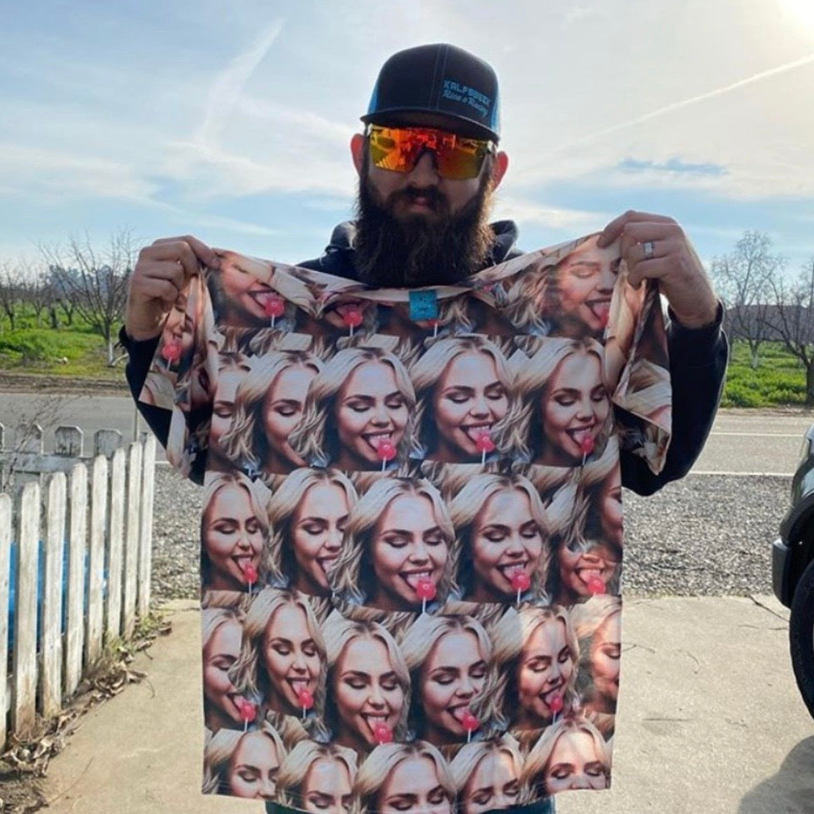 Men's Face Mash Pyjamas - Trouser Set