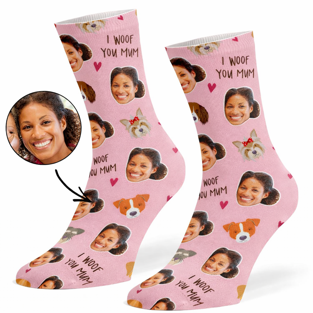 I Woof You Mum Socks