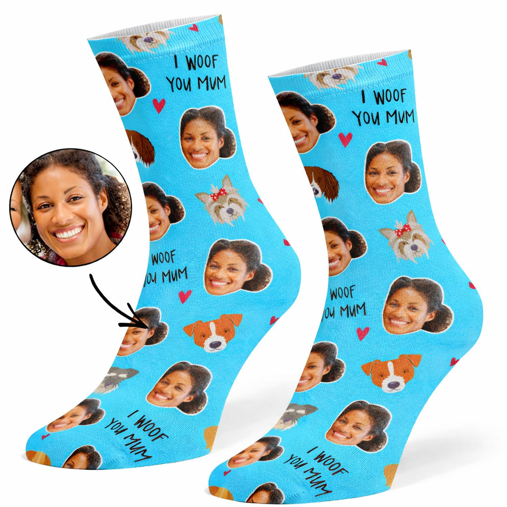 I Woof You Mum Socks
