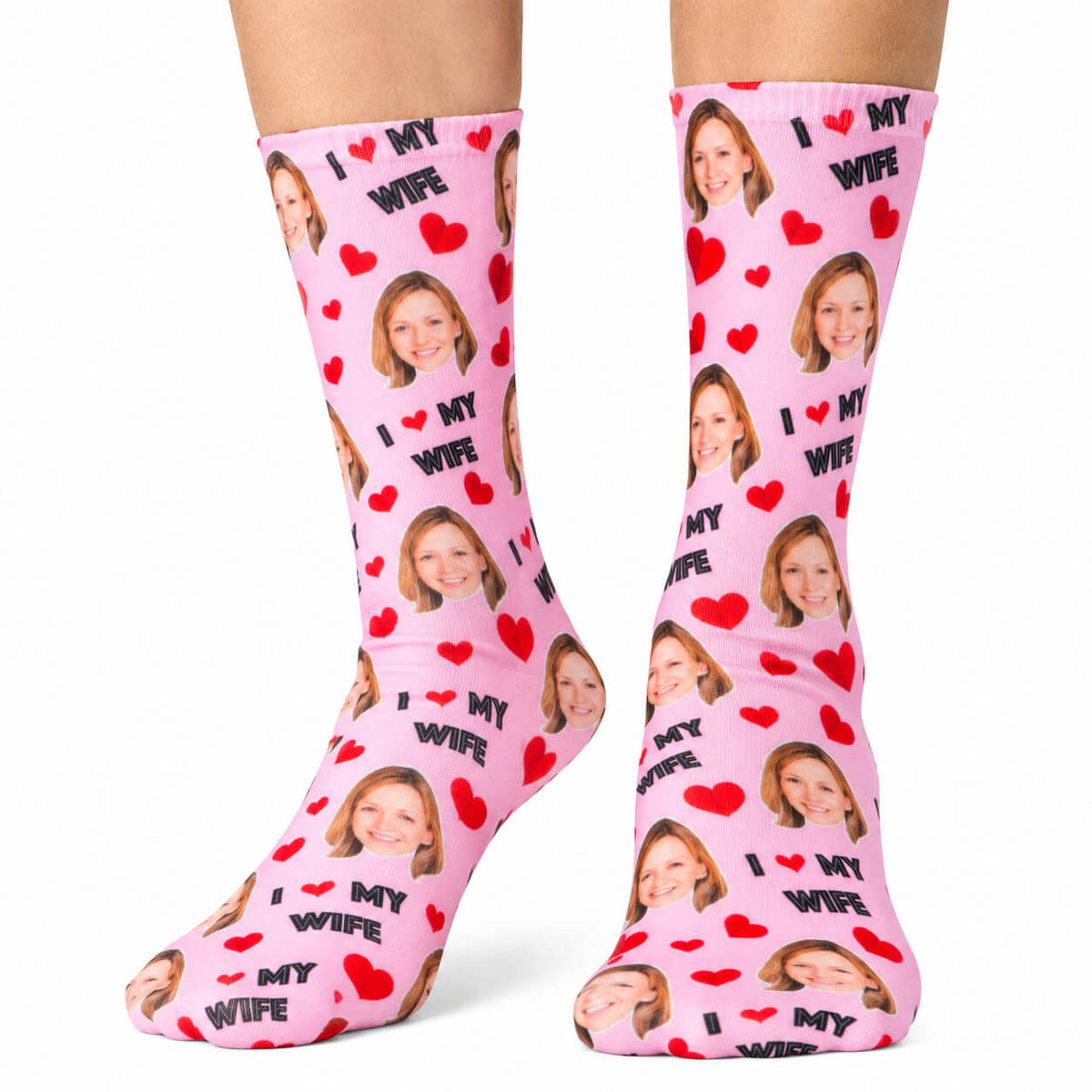 I Love My Wife Socks
