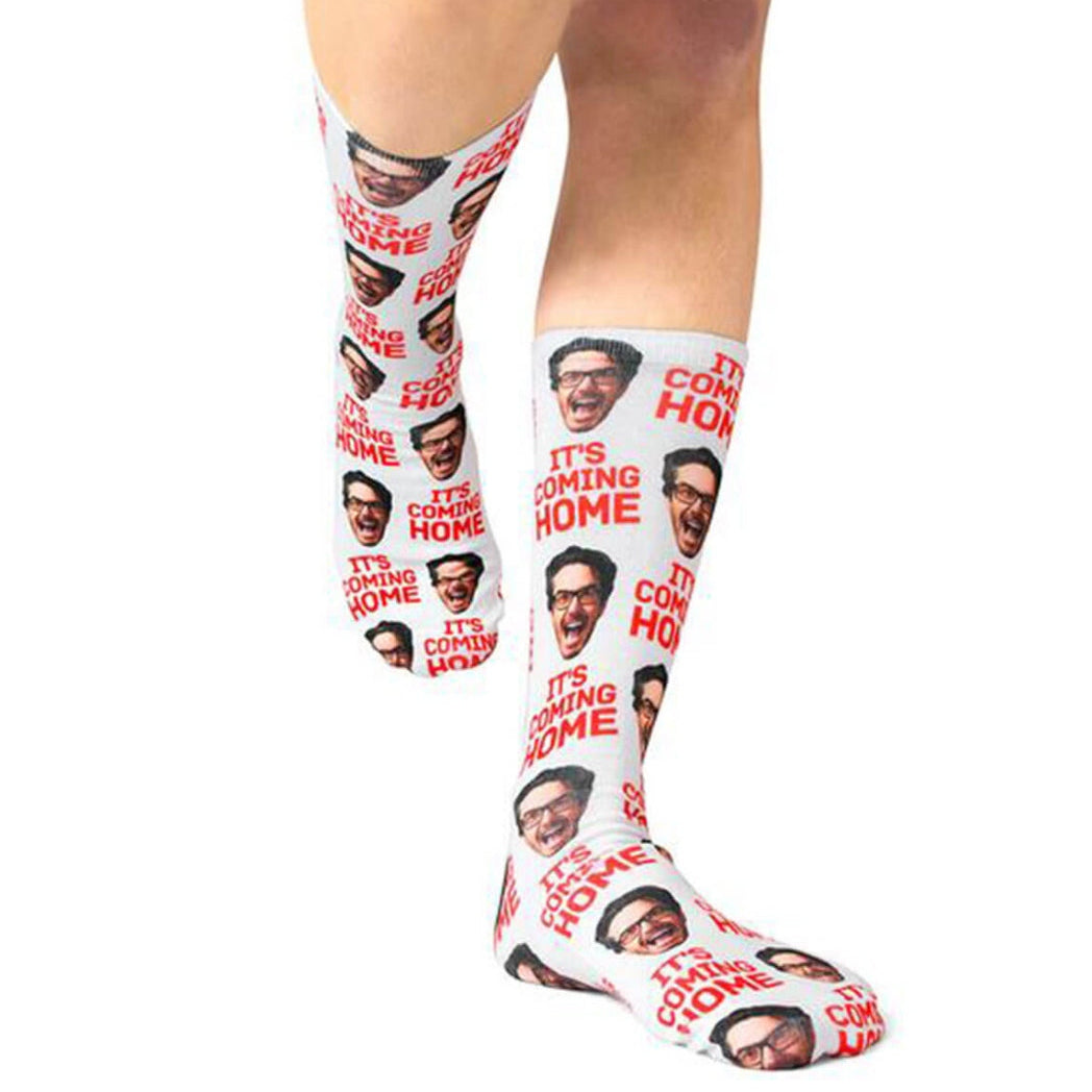 It's Coming Home Face Socks
