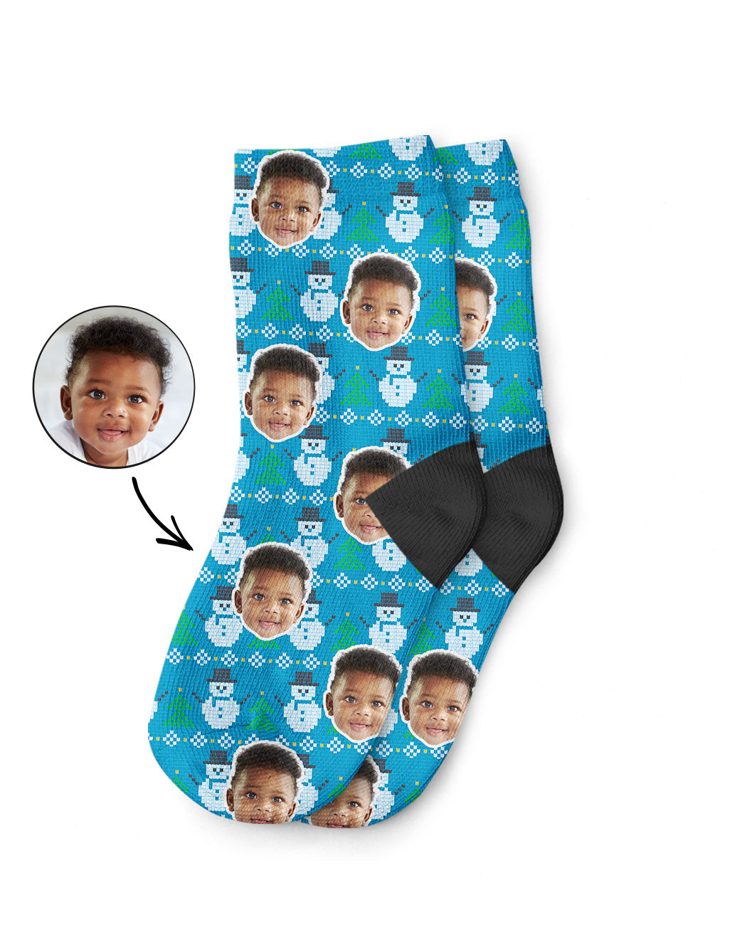 Snowman Kids Socks