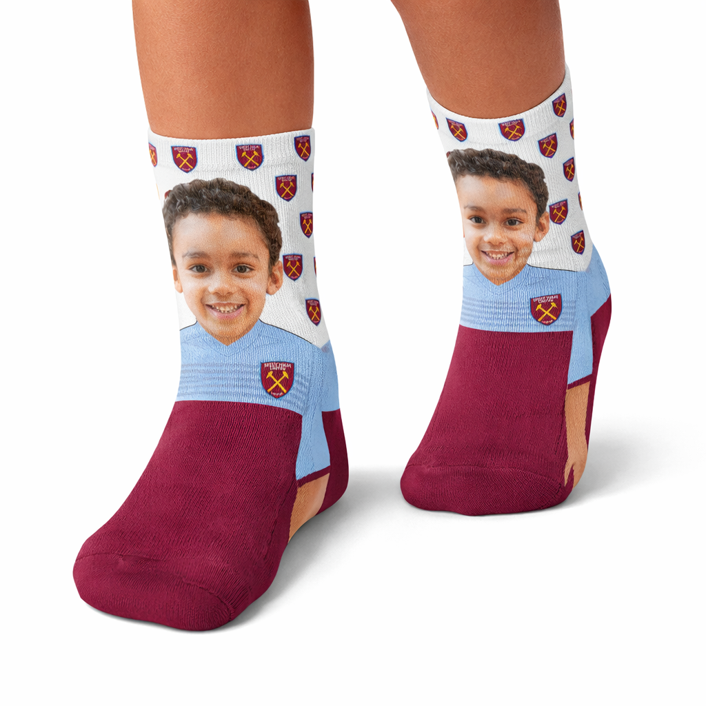 West Ham Fan Kids Socks
