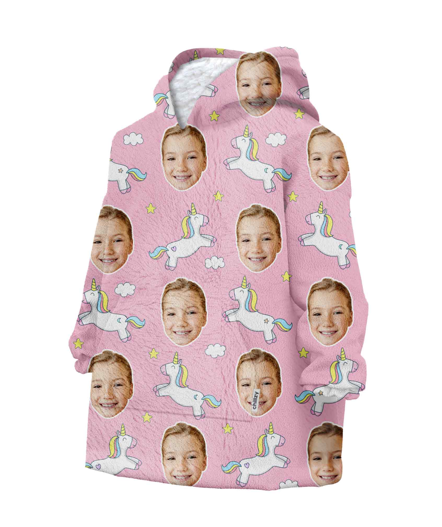 Unicorn Kids Chillzy Kids Hoodie Blanket