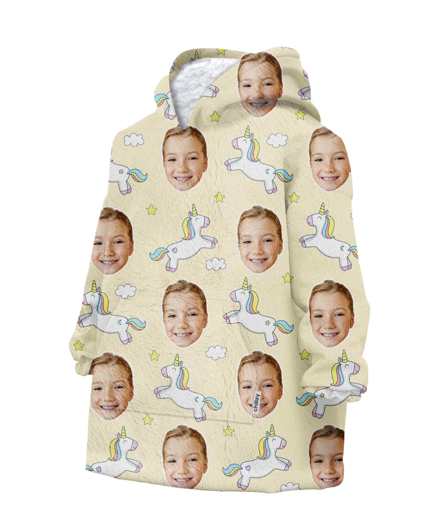 Unicorn Kids Chillzy Kids Hoodie Blanket
