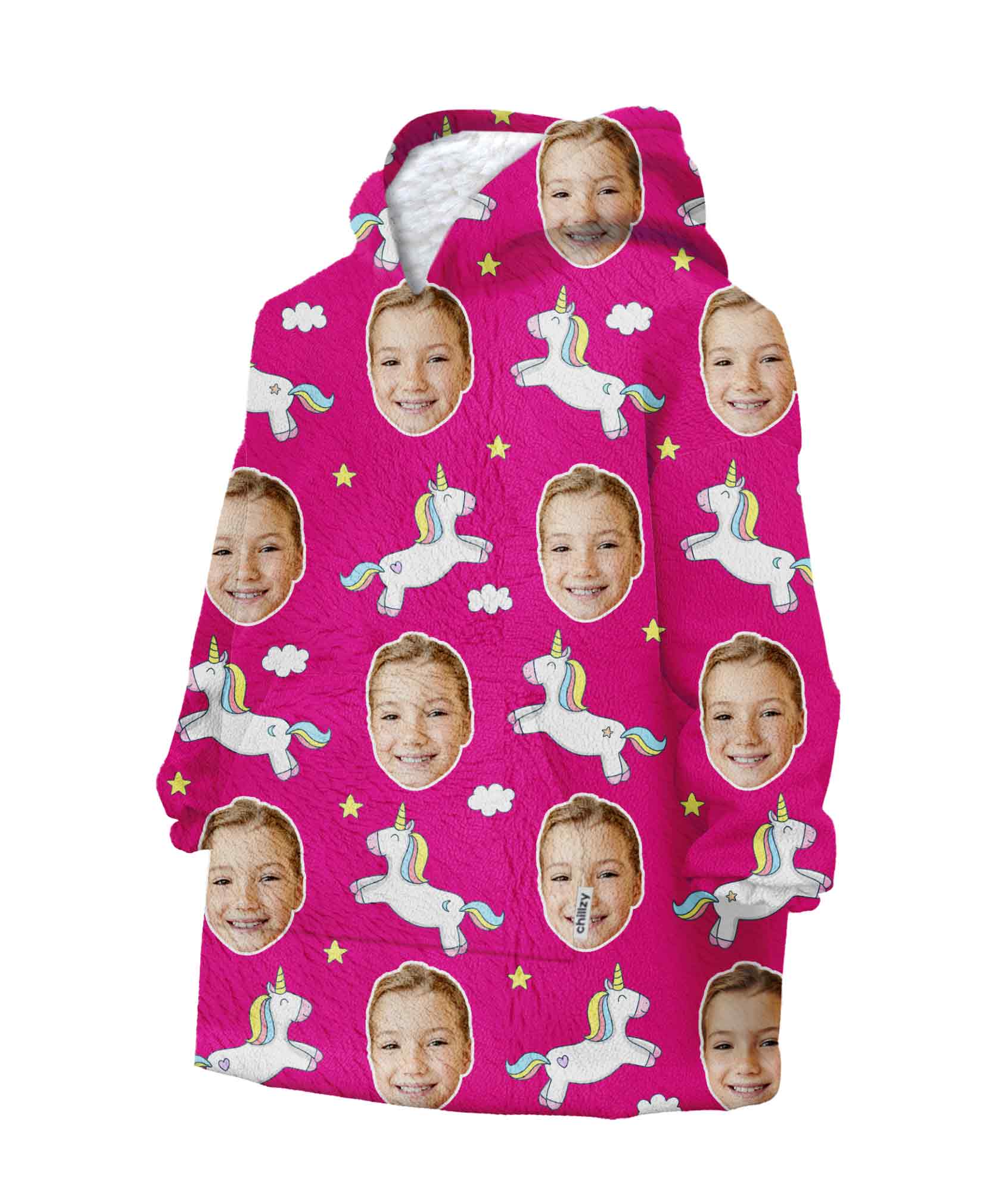 Unicorn Kids Chillzy Kids Hoodie Blanket