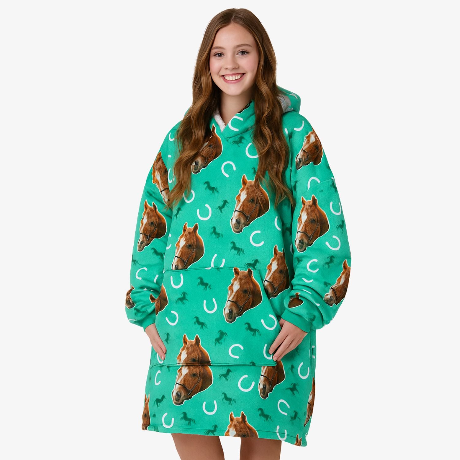 Your Horse Chillzy Kids Hoodie Blanket