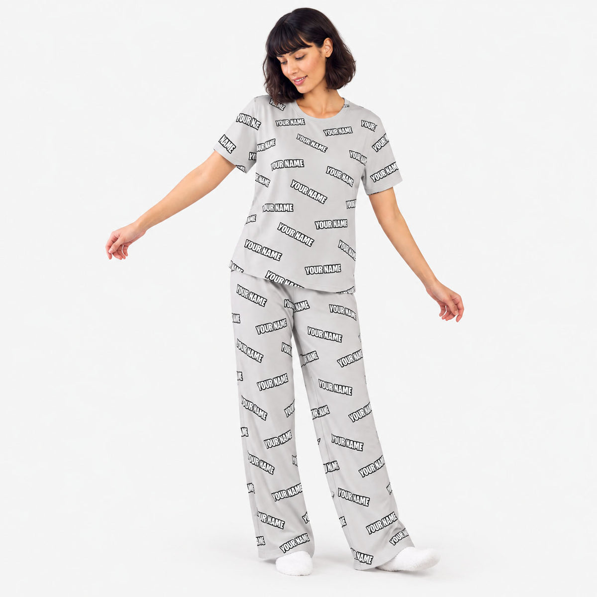 Your Name Women's Personalised Pyjamas - Trouser Set