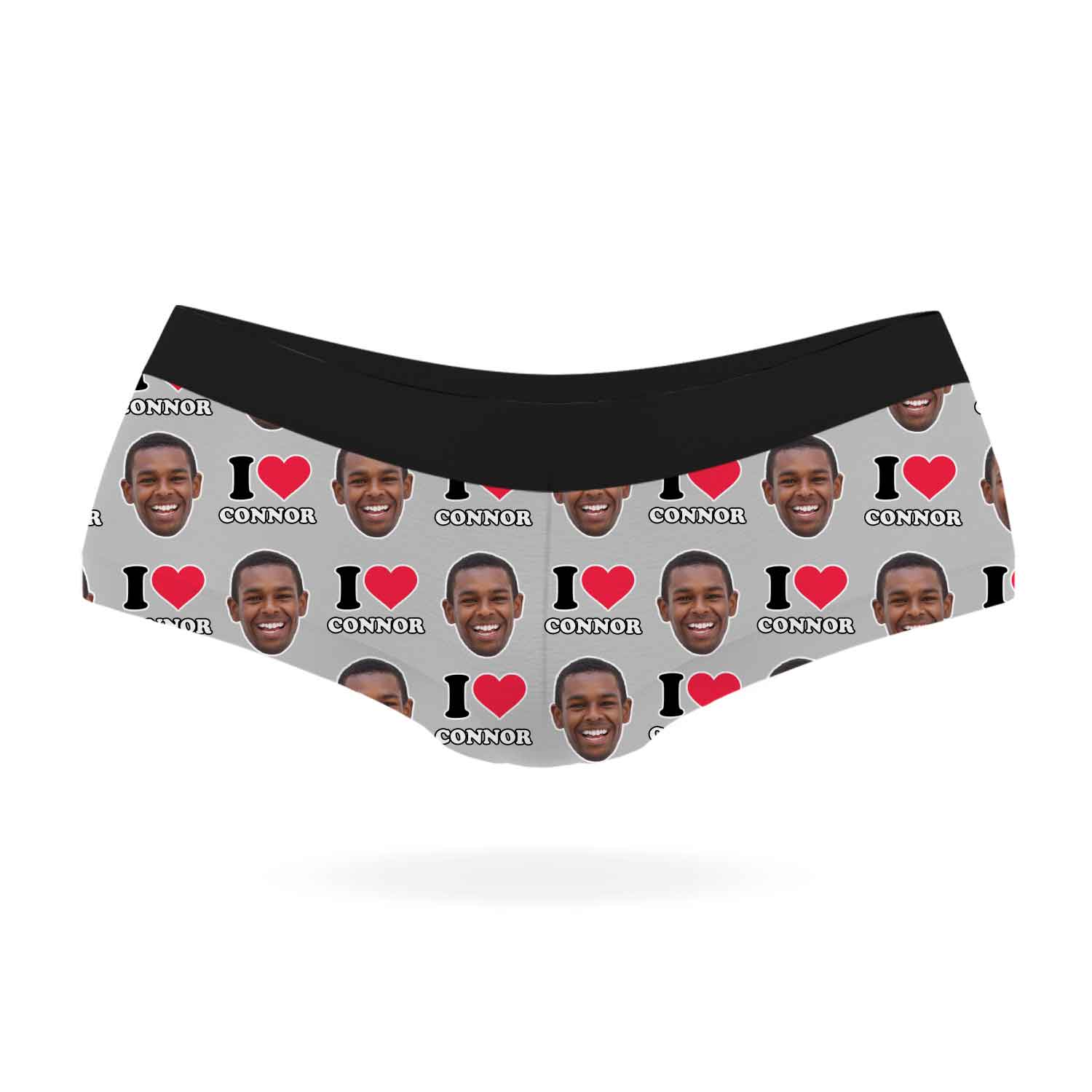 I Heart Name Knickers Personalised With Your Face