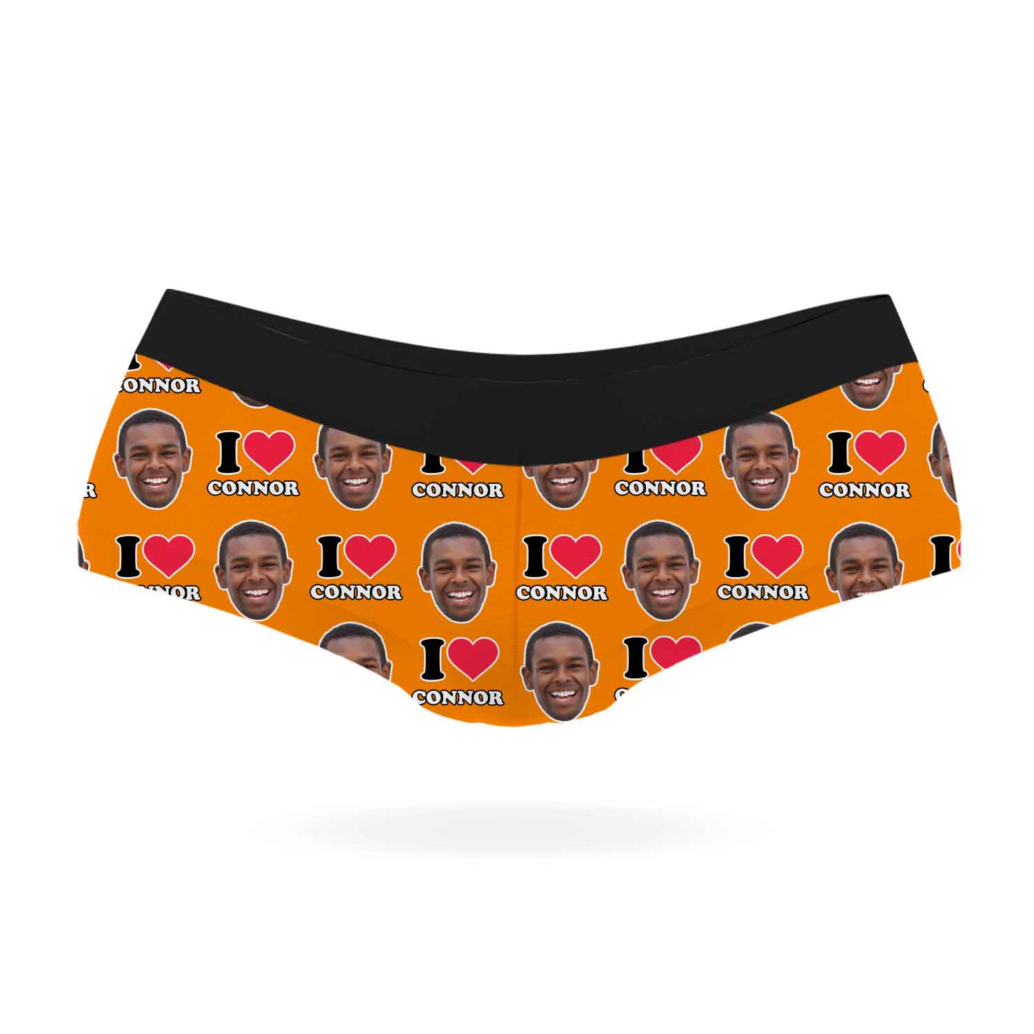 I Heart Name Knickers Personalised With Your Face