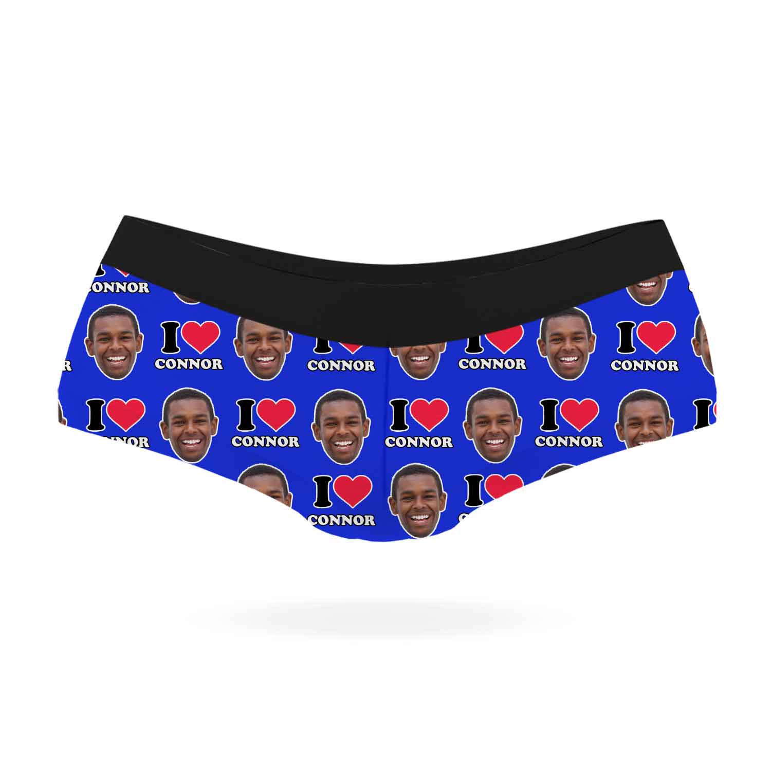 I Heart Name Knickers Personalised With Your Face