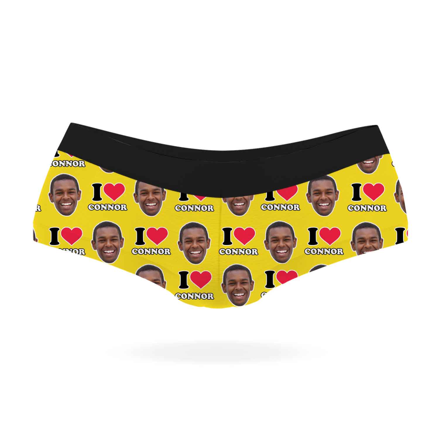 I Heart Name Knickers Personalised With Your Face