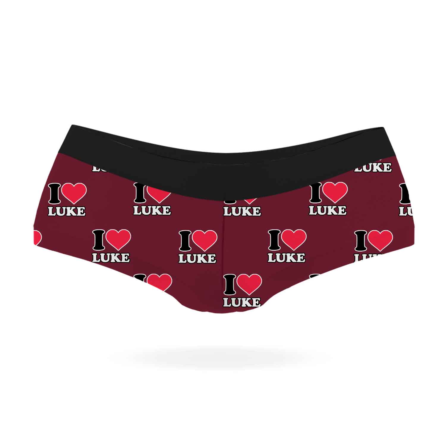 I Heart Name Personalised Knickers