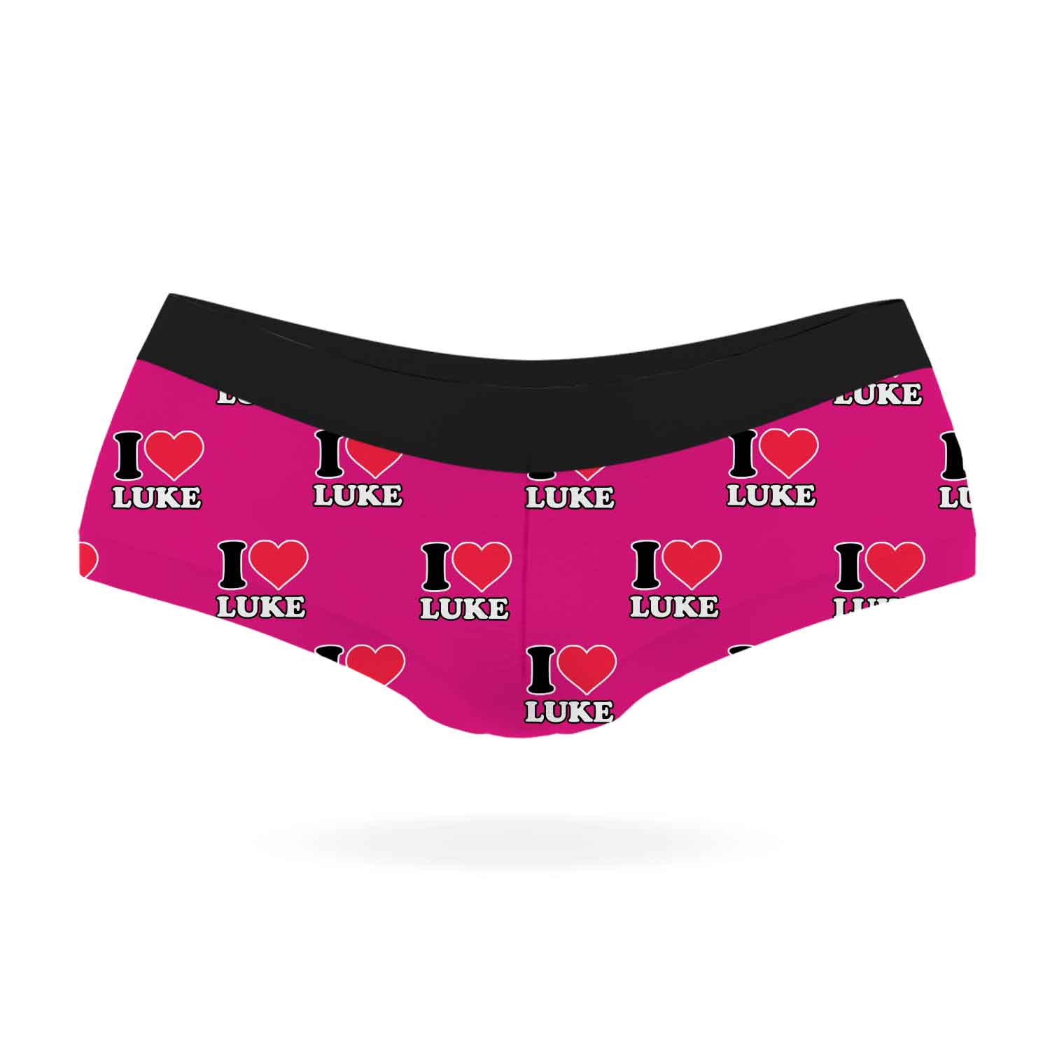 I Heart Name Personalised Knickers