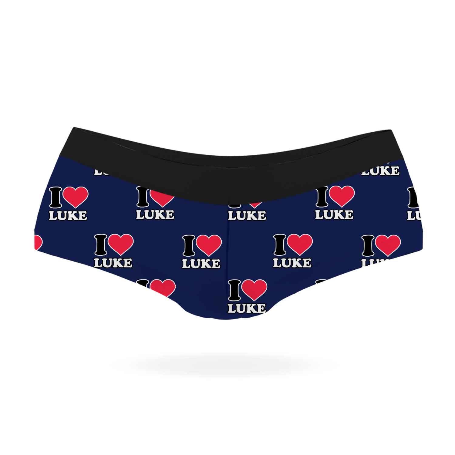 I Heart Name Personalised Knickers