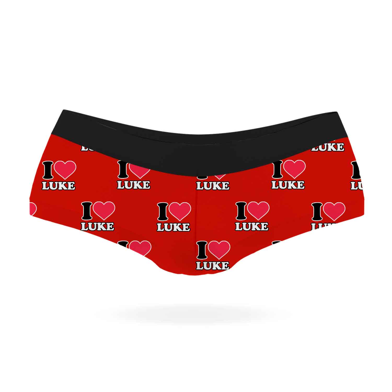 I Heart Name Personalised Knickers