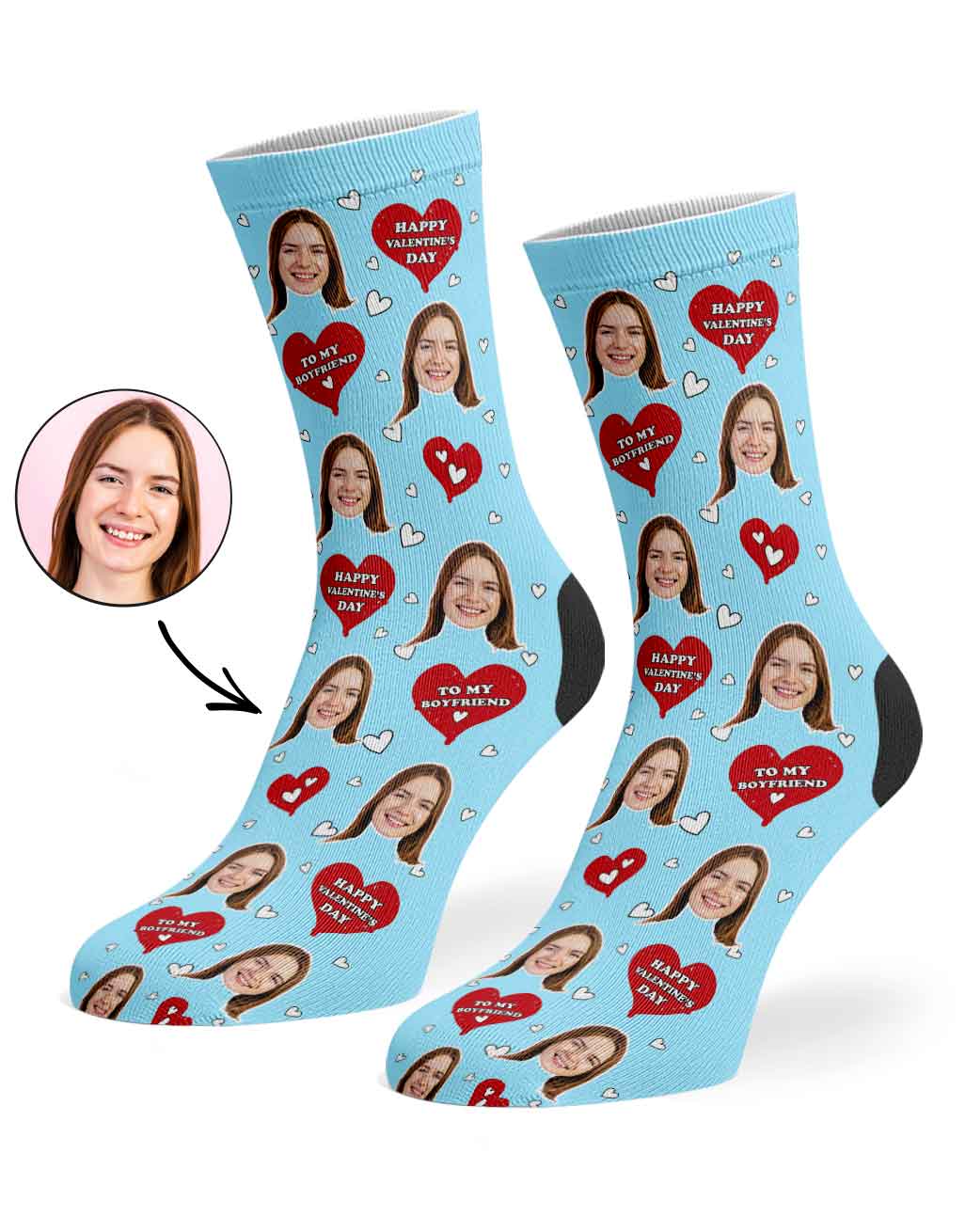Valentines Boyfriend Socks