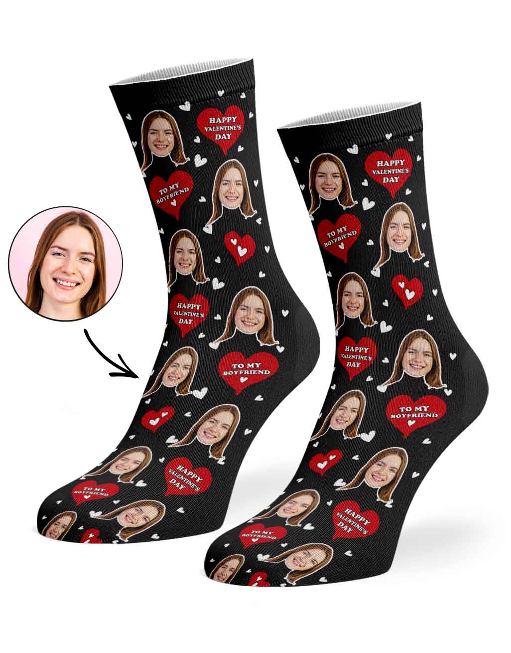 Valentines Boyfriend Socks