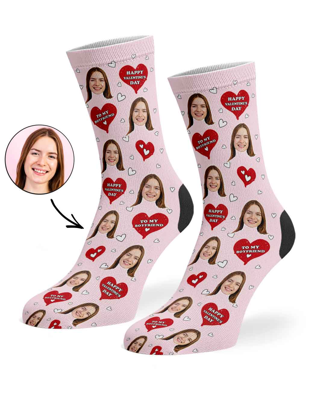 Valentines Boyfriend Socks