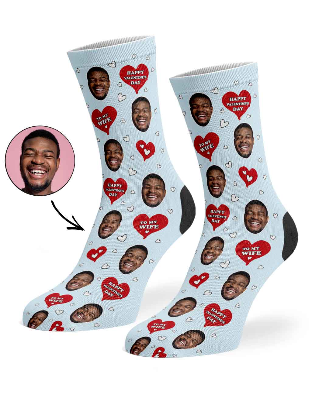 Valentines Wife Socks