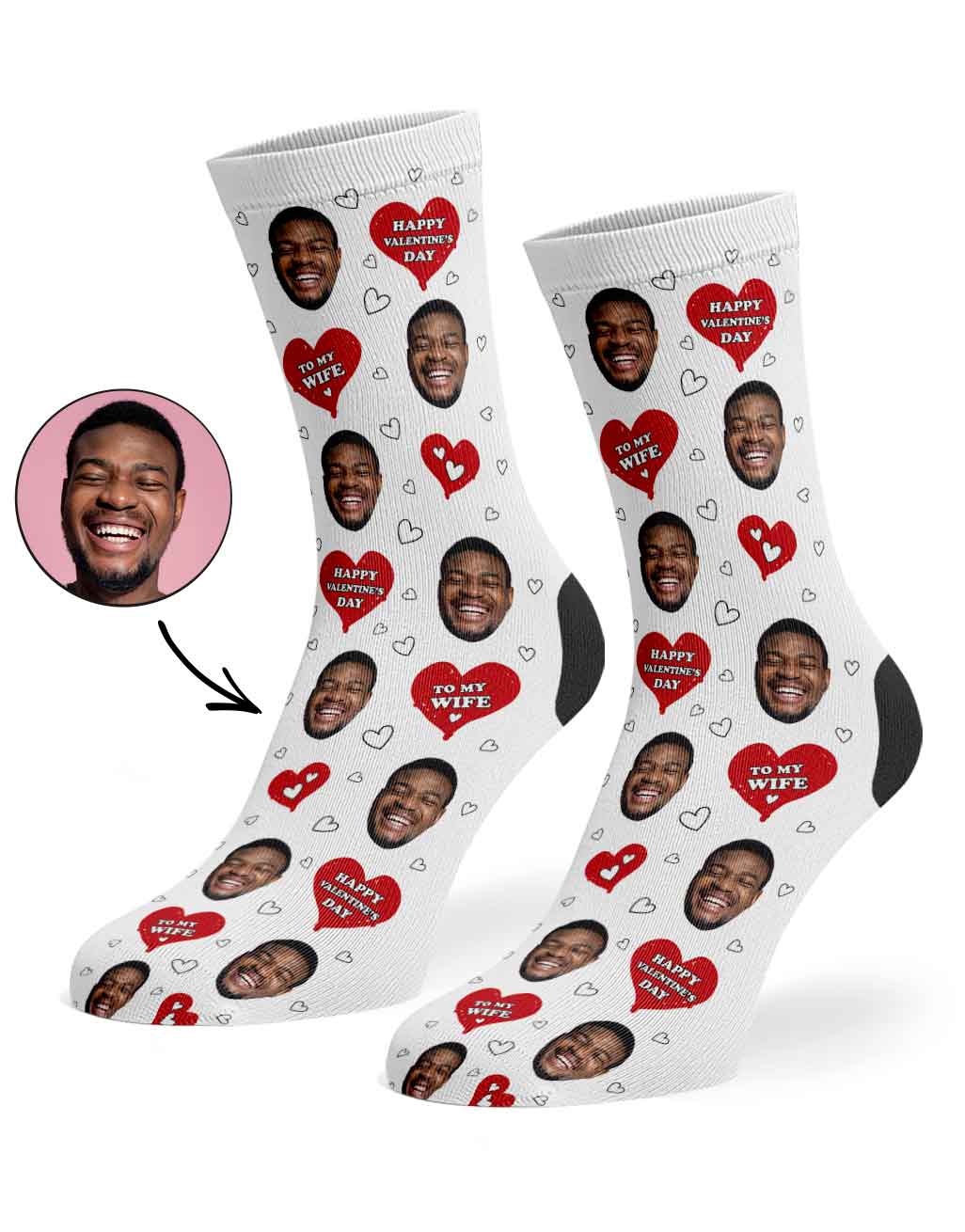 Valentines Wife Socks