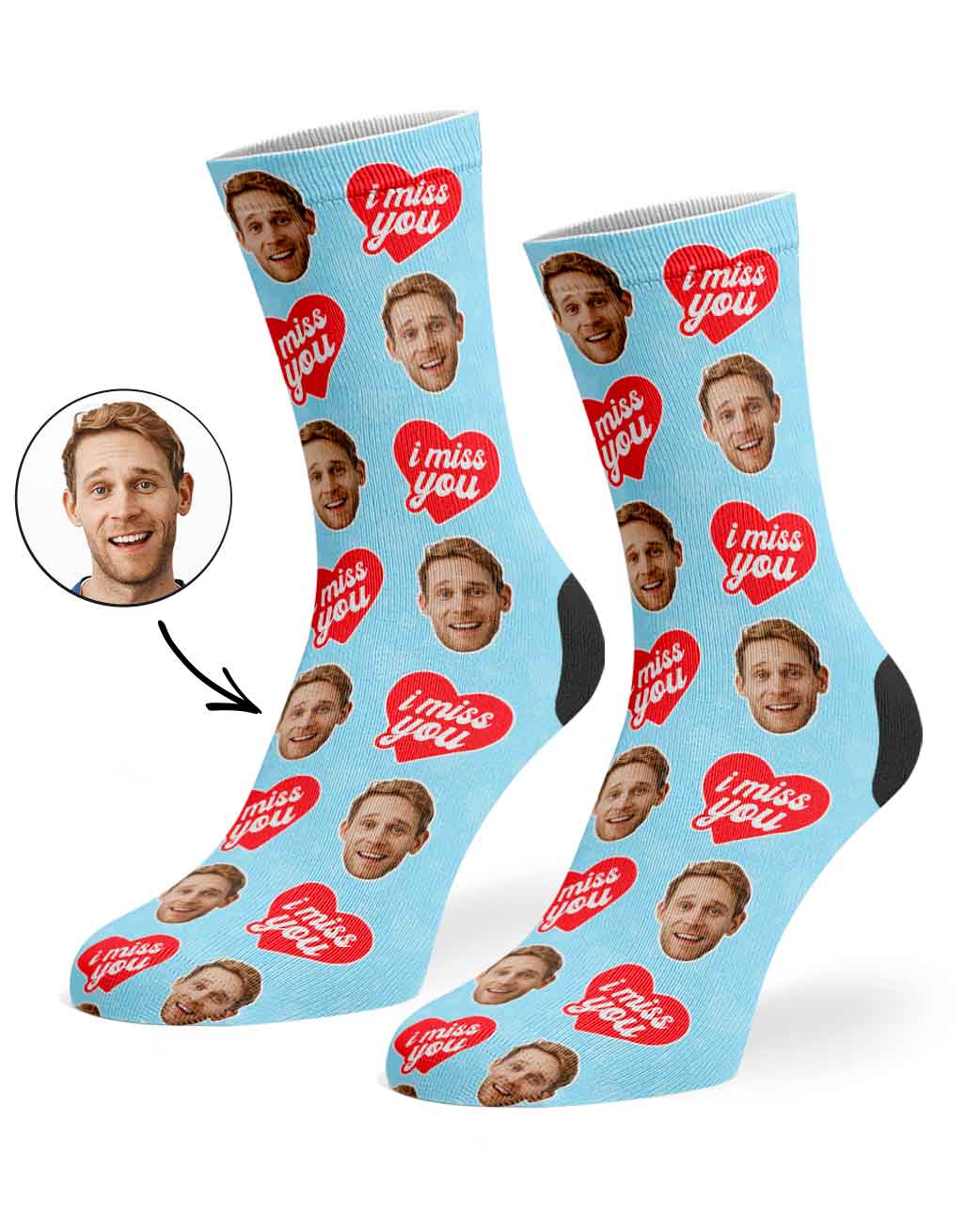 I Miss You Socks