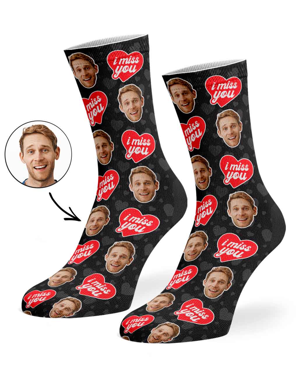 I Miss You Socks
