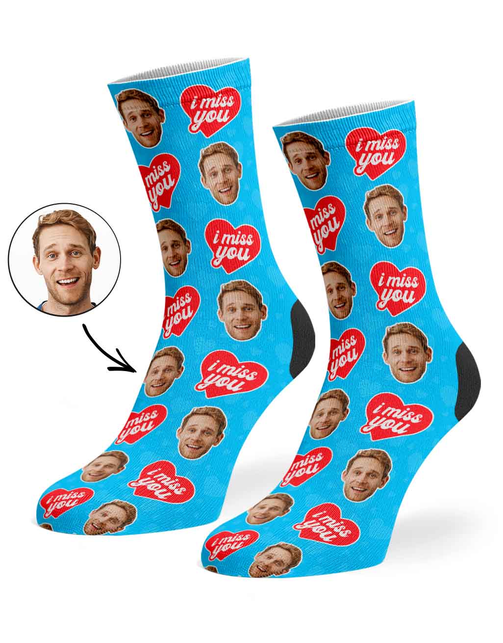 I Miss You Socks