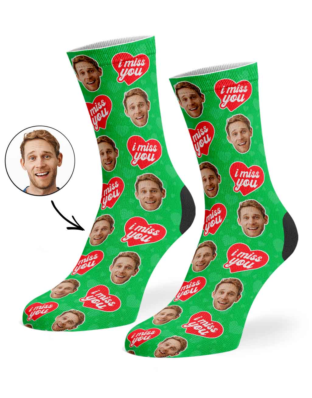 I Miss You Socks