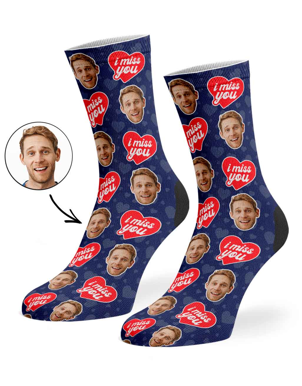I Miss You Socks