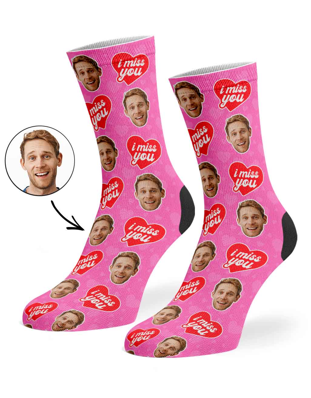 I Miss You Socks