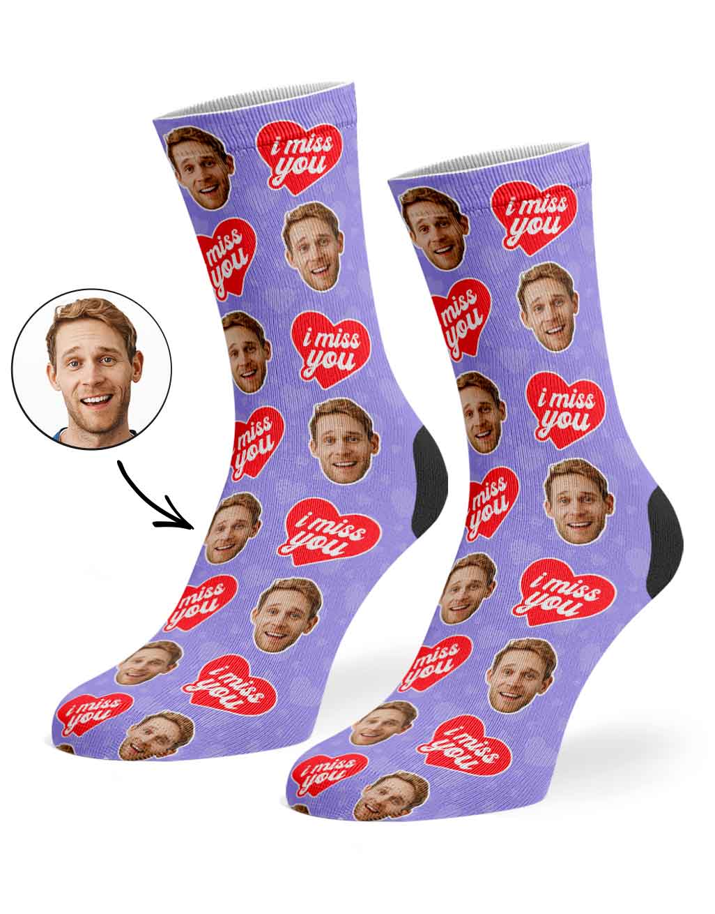 I Miss You Socks
