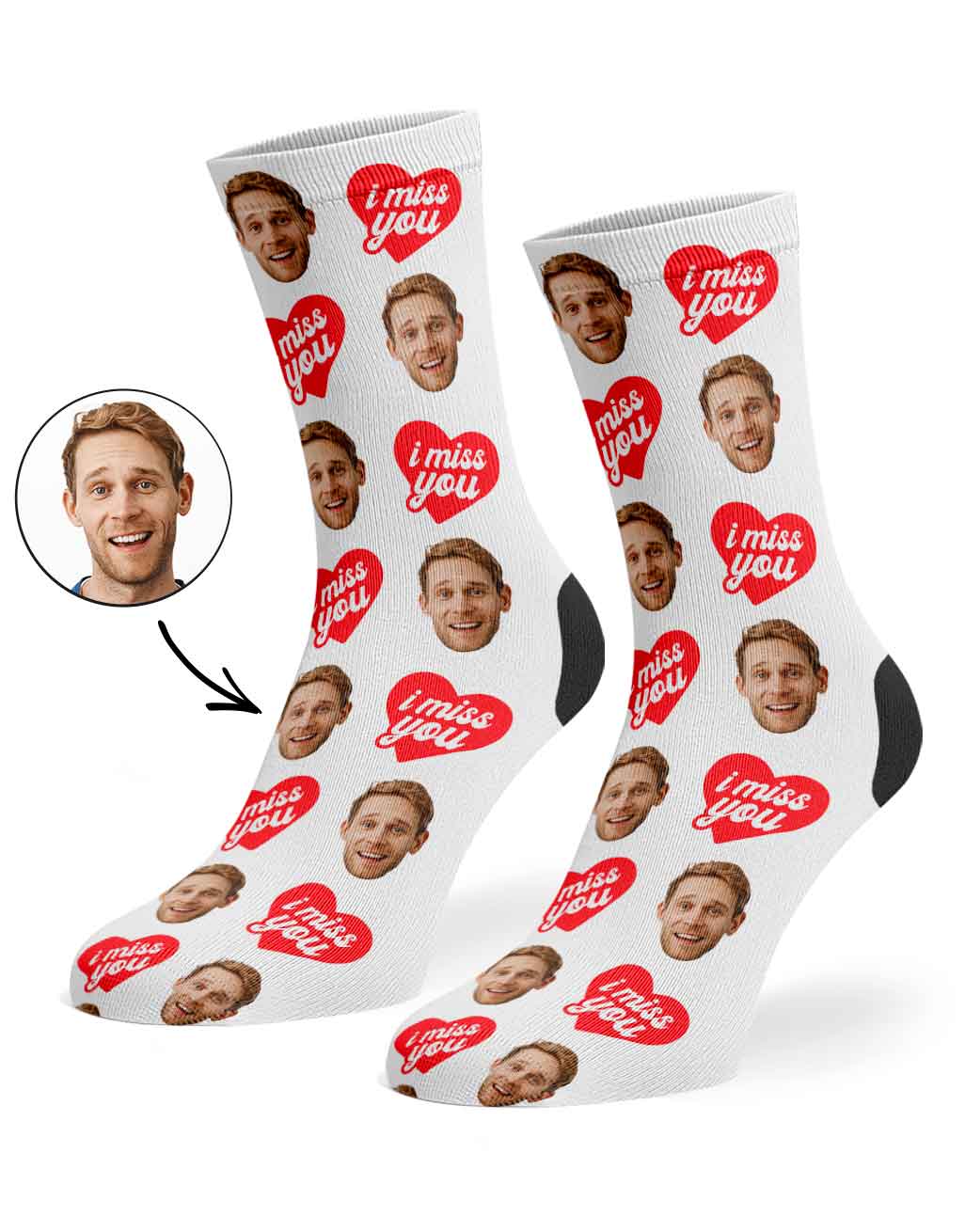 I Miss You Socks