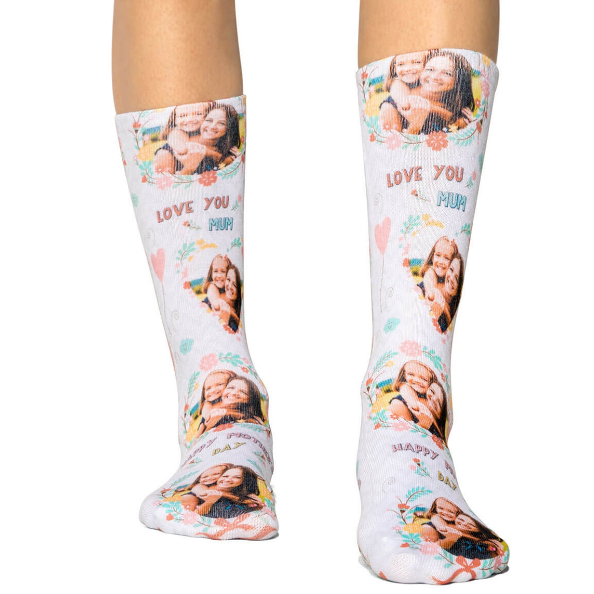 Love You Mothers Day Socks