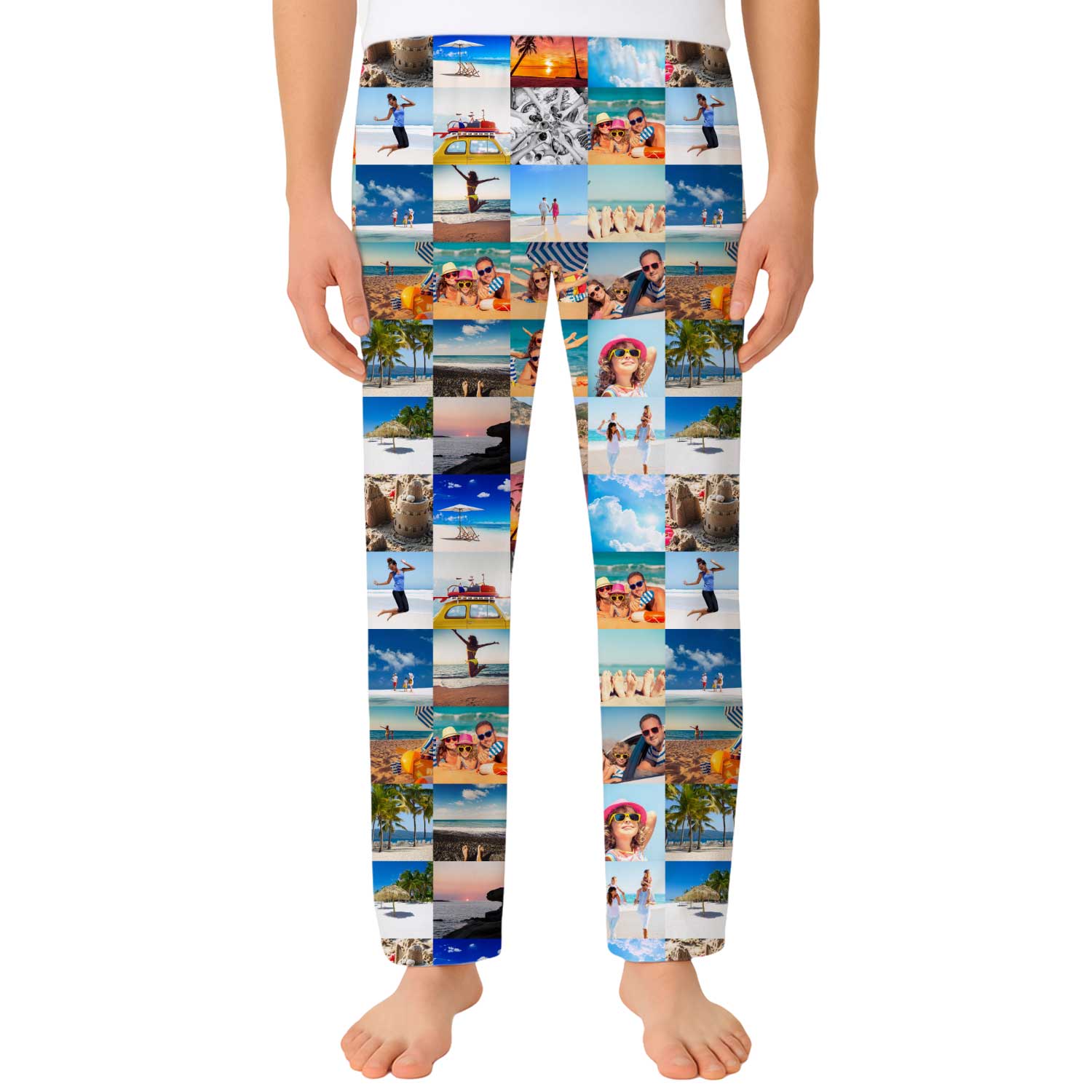 Men's Photo Collage PJ Bottoms