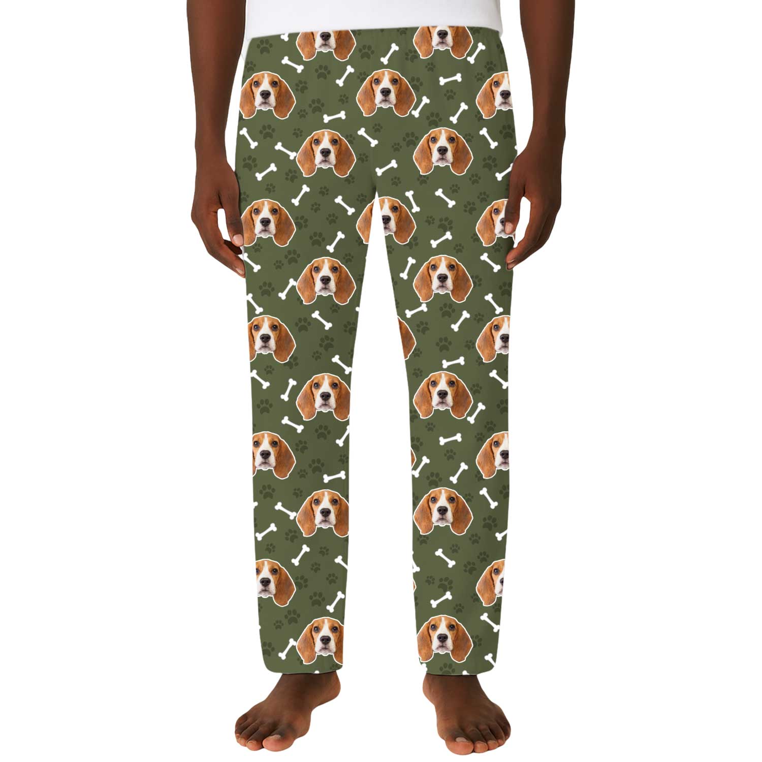 Your Dog Custom Men's PJ Bottoms
